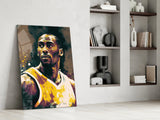 Kobe Bryant Glass Wall Art || Designer's Collection