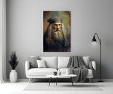 Leonardo da Vinci Glass Wall Art || Designer's Collection