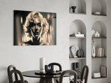 Marilyn Monroe Glass Wall Art || Designer's Collection