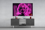 Marilyn Monroe Glass Wall Art || Designer's Collection