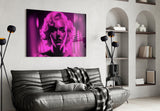 Marilyn Monroe Glass Wall Art || Designer's Collection