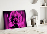 Marilyn Monroe Glass Wall Art || Designer's Collection