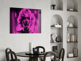 Marilyn Monroe Glass Wall Art || Designer's Collection