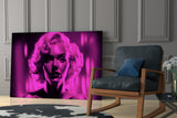 Marilyn Monroe Glass Wall Art || Designer's Collection