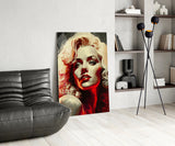 Marilyn Monroe Glass Wall Art || Designer's Collection