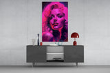 Marilyn Monroe Glass Wall Art || Designer's Collection