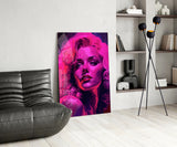 Marilyn Monroe Glass Wall Art || Designer's Collection