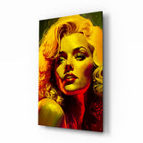 Arte de pared de vidrio de Marilyn Monroe || Collezione di designer