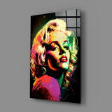 Marilyn Monroe Glass Wall Art || Designer's Collection