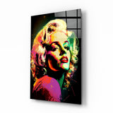 Arte de pared de vidrio de Marilyn Monroe || Collezione di designer