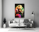 Marilyn Monroe Glass Wall Art || Designer's Collection