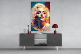 Marilyn Monroe Glass Wall Art || Designer's Collection