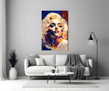 Marilyn Monroe Glass Wall Art || Designer's Collection