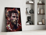 Messi Glass Wall Art || Designer's Collection