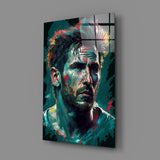 Messi Glass Wall Art || Designer's Collection