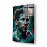 Messi Glass Wall Art || Designer's Collection