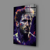 Messi Glass Wall Art || Designer's Collection