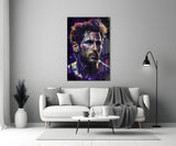 Messi Glass Wall Art || Designer's Collection