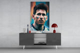 Messi Glass Wall Art || Designer's Collection