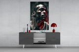 Michael Jordan Glass Wall Art || Designer's Collection