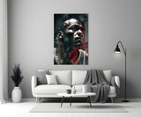 Michael Jordan Glass Wall Art || Designer's Collection