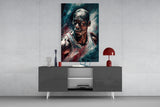 Michael Jordan Glass Wall Art || Designer's Collection