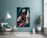 Michael Jordan Glass Wall Art || Designer's Collection