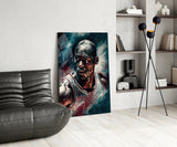 Michael Jordan Glass Wall Art || Designer's Collection