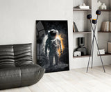 Astronaut  Glass Wall Art || Designer's Collection