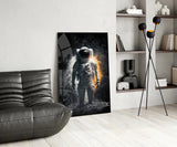 Astronaut  Glass Wall Art || Designer's Collection