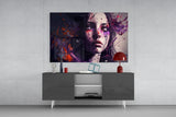 Beauty of a Sadness Glass Wall Art || Designer's Collection