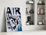 Air Jordan Glass Wall Art || Designers Collection