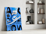 Air Jordan Glass Wall Art || Designers Collection