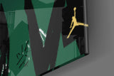 Air Jordan Glass Wall Art || Designers Collection