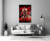 Micheal Jordan, Air Jordan Glass Wall Art || Designers Collection