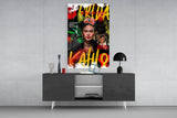 Frida Kahlo Glass Wall Art || Designers Collection