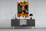 Frida Kahlo Glass Wall Art || Designers Collection