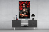 Mona Lisa, The Cat Lover Glass Wall Art || Designers Collection