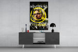 Kurt Cobain Glass Wall Art || Designers Collection