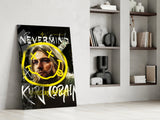 Kurt Cobain Glass Wall Art || Designers Collection