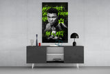 Muhammad Ali , The Greatest Glass Wall Art || Designers Collection