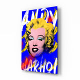 Andy Warhol et Marilyn Monroe || Collection des concepteurs Impression Sur Verre