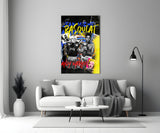 Andy Warhol vs Jean-Michel Basquiat Glass Wall Art || Designers Collection