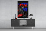 Style of Jean-Michel Basquiat Glass Wall Art || Designers Collection