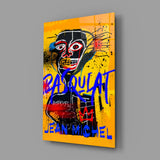 Style of Jean-Michel Basquiat Glass Wall Art || Designers Collection