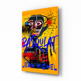 Style of Jean-Michel Basquiat Glass Wall Art || Designers Collection