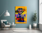 Style of Jean-Michel Basquiat Glass Wall Art || Designers Collection