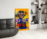 Style of Jean-Michel Basquiat Glass Wall Art || Designers Collection