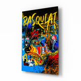 Style of Jean-Michel Basquiat Glass Wall Art || Designers Collection