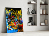 Style of Jean-Michel Basquiat Glass Wall Art || Designers Collection